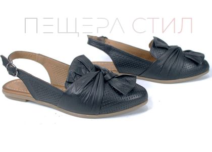 Sandale damă Fiocco Dolce – negre, piele naturală