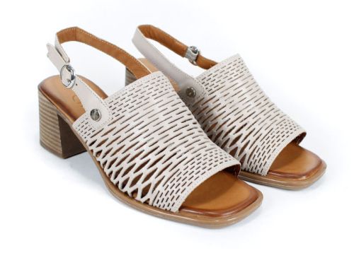 Pantofi casual dama din piele naturala cu imprimeu floral - model Luna