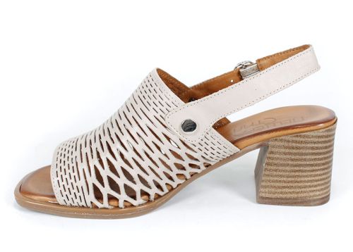 Pantofi casual dama din piele naturala cu imprimeu floral - model Luna