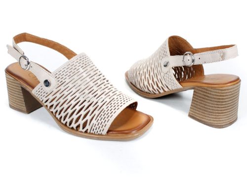 Pantofi casual dama din piele naturala cu imprimeu floral - model Luna