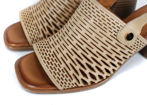 Pantofi casual dama din piele naturala cu imprimeu floral - model Luna