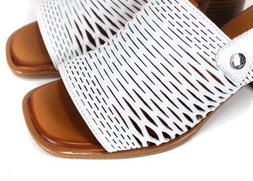 Pantofi casual dama din piele naturala cu imprimeu floral - model Luna