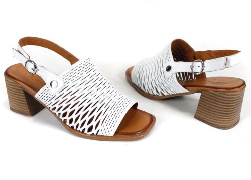 Pantofi casual dama din piele naturala cu imprimeu floral - model Luna