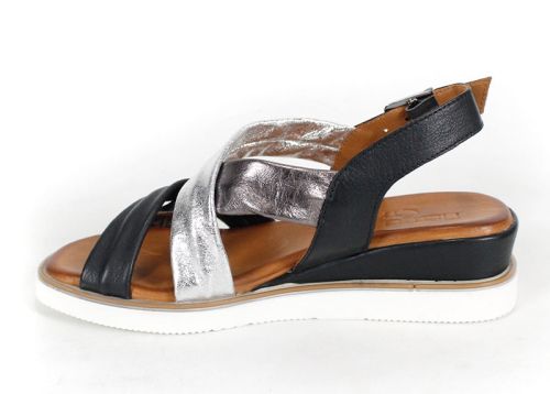 Pantofi casual dama din piele naturala cu imprimeu floral - model Luna