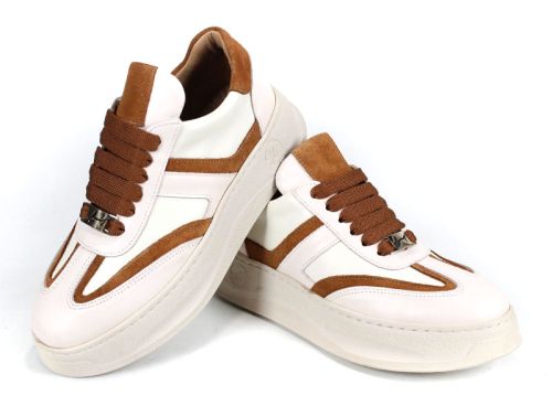 Adidasi dama din piele naturala negru si platina cu perforare - model Ebony Trail