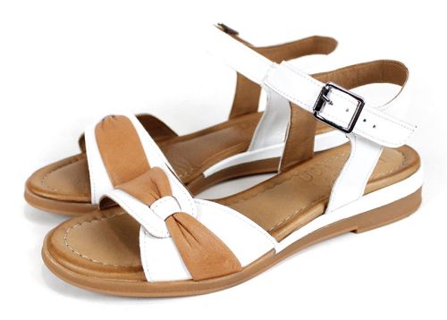 Pantofi casual dama din piele naturala cu imprimeu floral - model Luna