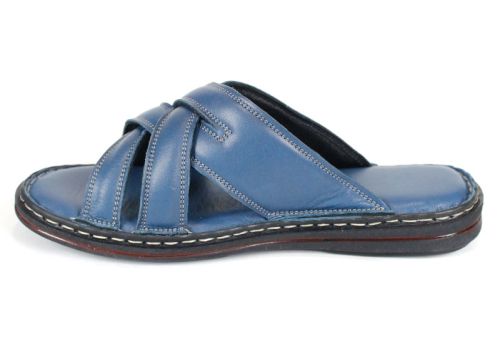 miro vento papuci barbati piele naturala denim