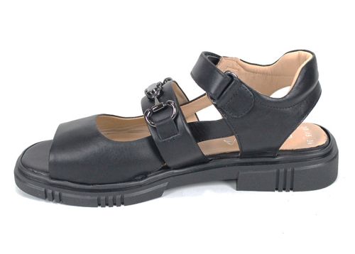 sandale damă Urban Pulse piele naturală neagră