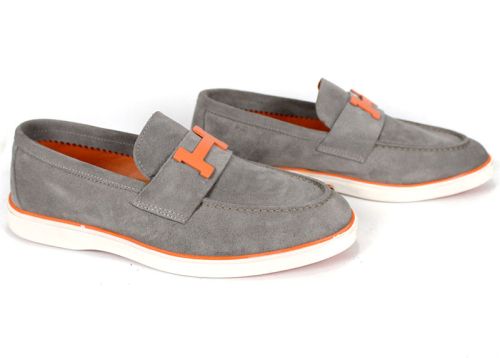 Tempo Vivo loafers piele întoarsă vizon bărbați