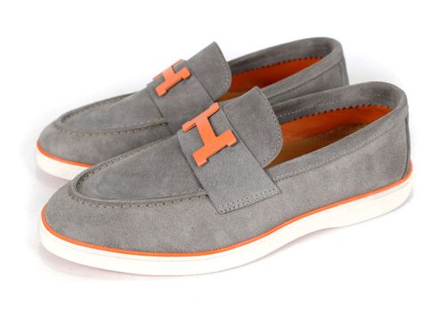 Tempo Vivo loafers piele întoarsă vizon bărbați