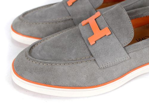 Tempo Vivo loafers piele întoarsă vizon bărbați