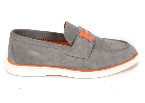 Tempo Vivo loafers piele întoarsă vizon bărbați