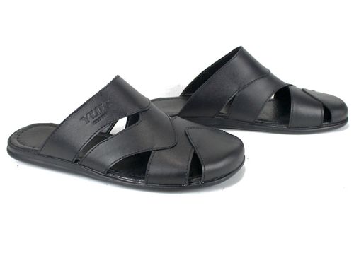 Castro Line papuci bărbătești piele neagră