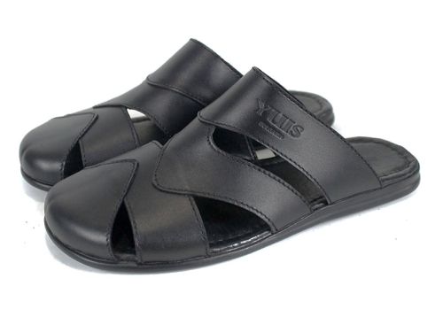 Castro Line papuci bărbătești piele neagră
