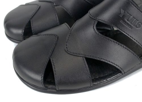 Castro Line papuci bărbătești piele neagră