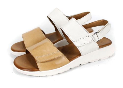 Silva Chiara – Sandale damă din piele naturală | Culoare cappuccino