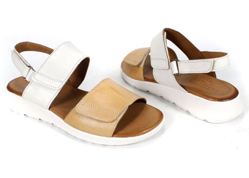 Silva Chiara – Sandale damă din piele naturală | Culoare cappuccino