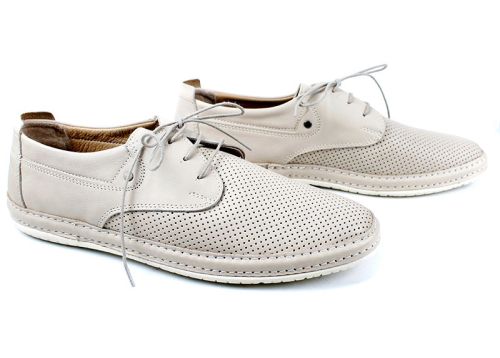 Pantofi barbati de vara in bej - model Andreas