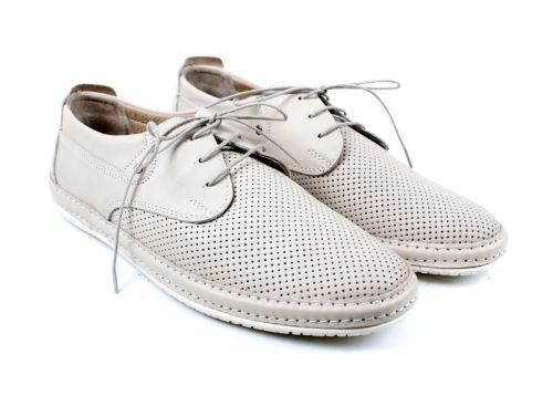 Pantofi barbati de vara in bej - model Andreas