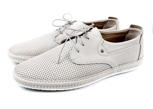 Pantofi barbati de vara in bej - model Andreas