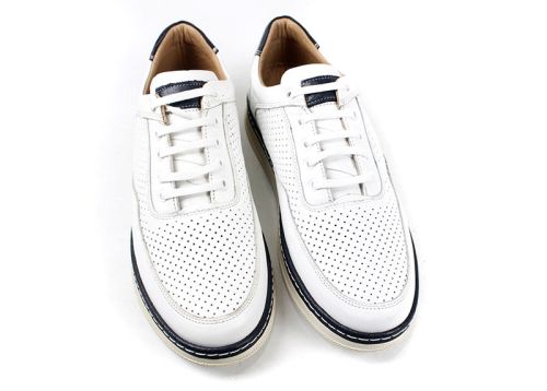 Pantofi casual barbatesti cu sireturi in bej - Model Carlos.