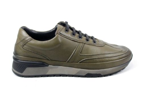 Pantofi casual pentru bărbați cu șireturi în verde - Model Antoine.