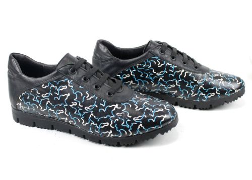 Mocasini pentru femei în negru - Model Carla.