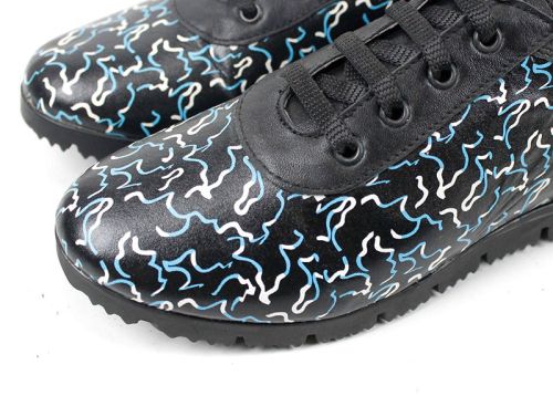 Mocasini pentru femei în negru - Model Carla.