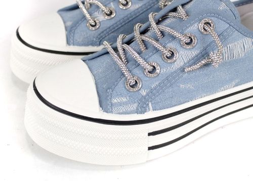 Bella Vista Bleu – pantofi sport casual pentru femei în nuanță denim deschis