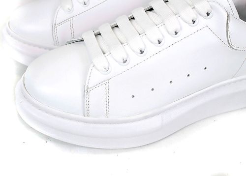 Pantofi sport bărbătești Nero Dentro din piele naturală albă cu talpă cusută