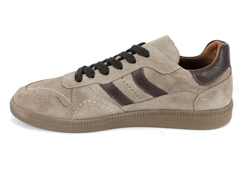 Pantofi sport retro damă Auria Tempo din piele întoarsă – culoare vizon
