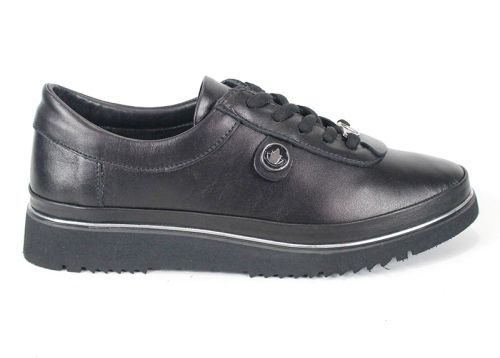 Pantofi damă Linea Nova – piele naturală și talpă neagră