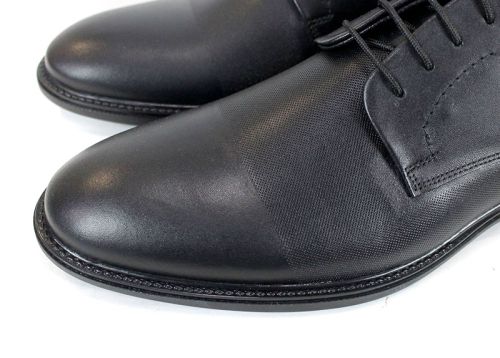 Pantofi eleganți bărbați Alexandru din piele naturală neagră