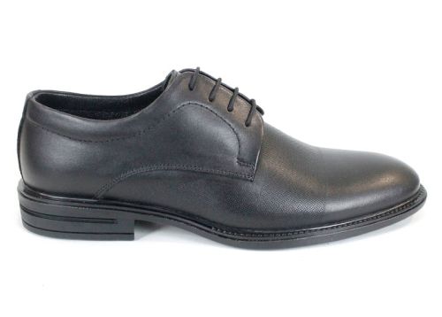 Pantofi eleganți bărbați Alexandru din piele naturală neagră