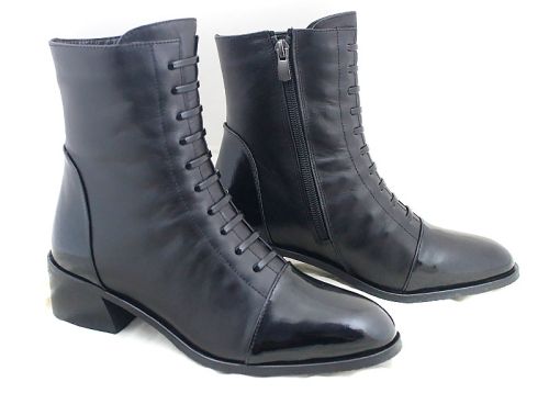 Stella Urbano - Mocasini de dama din piele naturala cu accente stilate