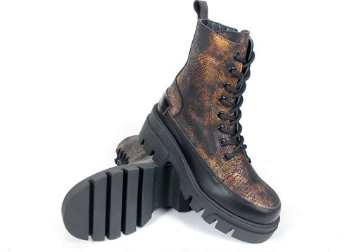 Stella Urbano - Mocasini de dama din piele naturala cu accente stilate