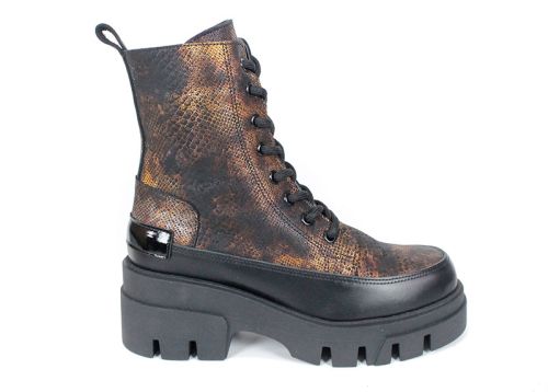 Stella Urbano - Mocasini de dama din piele naturala cu accente stilate