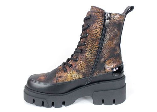 Stella Urbano - Mocasini de dama din piele naturala cu accente stilate