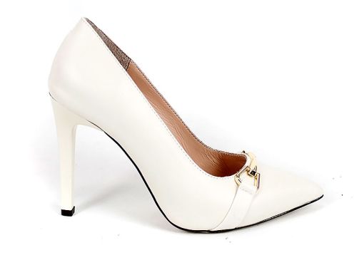 Pantofi damă Linea Nera – piele naturală, toc înalt elegant