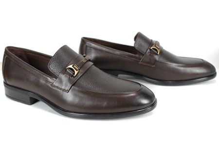 Pantofi formali barbatesti din piele naturala maro - model Firenze Classic