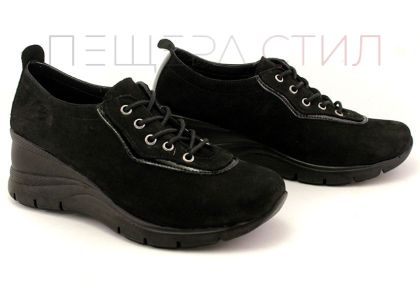 Pantofi casual dama negru - Model Jacinta.