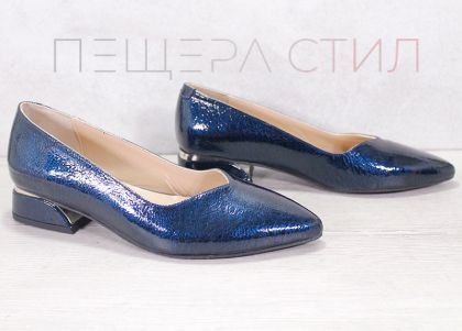 Pantofi eleganti de dama din Lac Albastru Inchis - Model Isabella