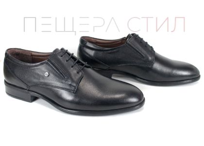 Pantofi formali pentru barbati din piele naturala negru - model Imperial Step