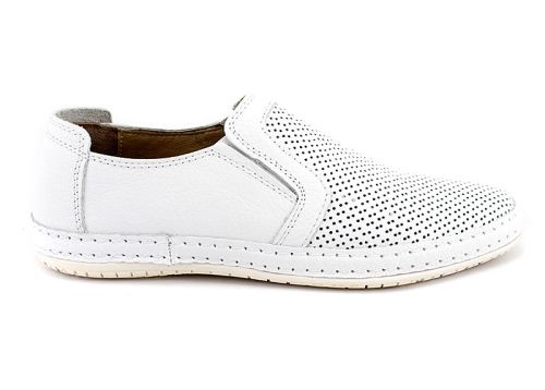 Pantofi barbati de vara in alb - model Amadeus