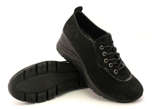 Pantofi casual dama negru - Model Jacinta.