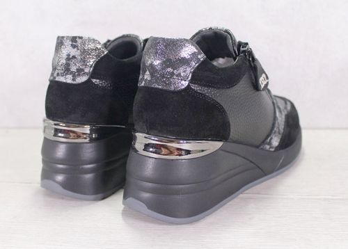 Stile Nero - pantofi sport de dama din piele naturala si piele intoarsa - Model Veronica