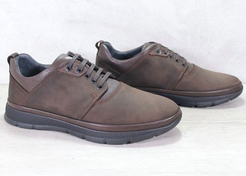 Pantofi casual pentru bărbați în maro - Model Classic Comfort Walkers