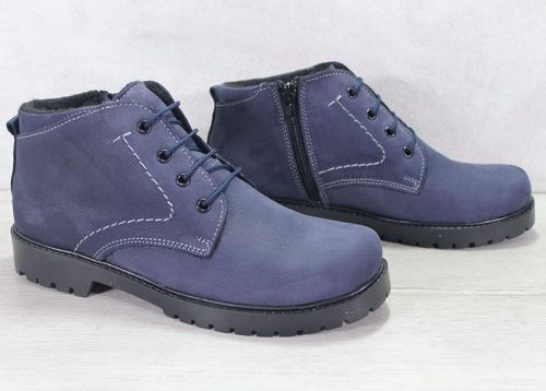 Clarks dama din nubuc natural in albastru - model Bleu Clair